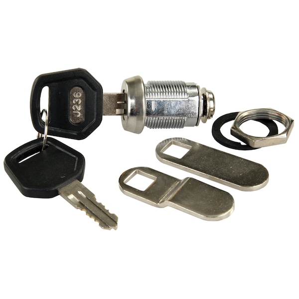 Jr Products JR Products 00165 Compartment Door Key Lock - 7/8" 00165 - main